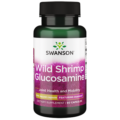 #ad Swanson Wild Shrimp Glucosamine 500 mg 90 Capsules $13.82