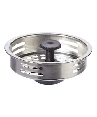 #ad Metal Kitchen Sink Basket Strainer Fits Standard 3.25quot; Drains Heavy Gau... $13.68