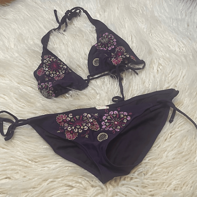 #ad Xhilaration Bikini Set Floral Paisley $10.00