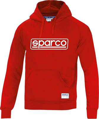 #ad Mens Hoodie Sparco Frame red size M $77.18
