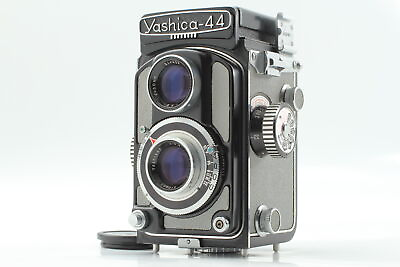 #ad Near MINT Yashica 44 44A TLR Gray Camera Yashicor 60mm f3.5 lens From JAPAN $189.90