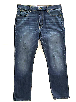 #ad Vineyard Vines Jeans Men#x27;s 35x30 Straight Fit Dark Wash Cotton Denim 5 Pockets $24.88