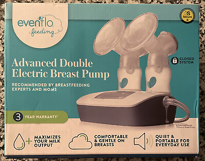 Evenflo Feeding Advanced Double Electric Breast Pump Brand New Sealed $59.95
