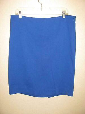 #ad The Limited Skirt Size 14 Blue White Straight Pencil Large Womens L NWT $49 $17.82