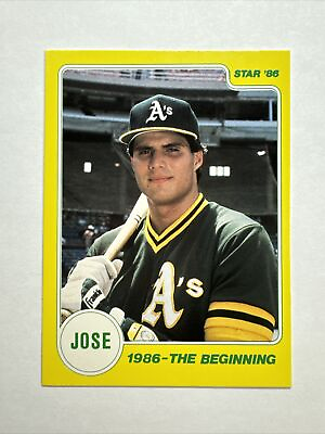 #ad Jose Canseco 1986 The Star Co. #5 Rookie ‘1986 The Beginning’ $4.49