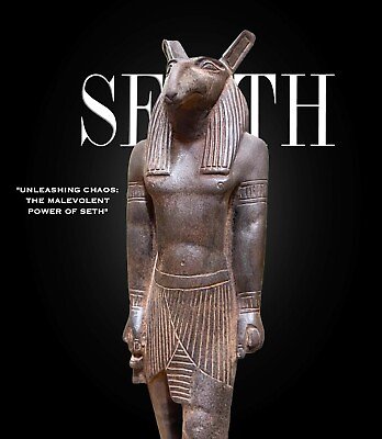#ad Replica Set Seth statue God of Evil and war Egyptian Seth $210.00