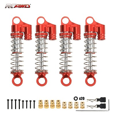 #ad RCAWD Front Rear Shocks 36mm Oil Type AXI31612 for Axial 1 24 SCX24 Series $22.99
