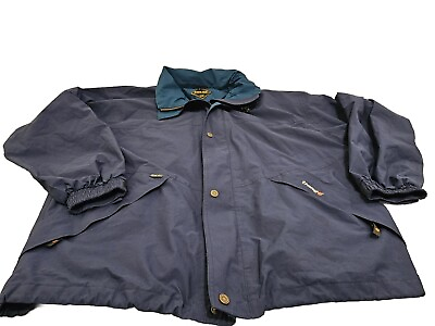 #ad Rare Mens GORE TEX Raincoat Jacket Great Condition Trang Size Xl Blue 49.99p GBP 49.99