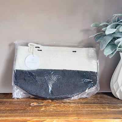 #ad Factory Sealed Mia Melange Foldable Cotton Basket $22.00