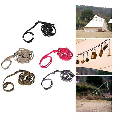 #ad 1.8M Camping Hanging Rope Parachute Cord Outdoor Equipment for Climbing Survival $6.84