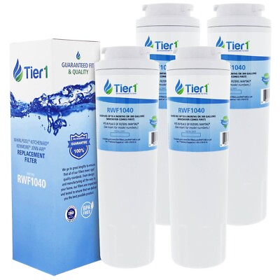 #ad Fits Maytag UKF8001 EDR4RXD1 Filter 4 Comparable Water Filter 4 Pack by Tier1 $33.72