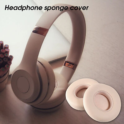 #ad 1 Pair Headphone Earpads Soft Accessories Headphone Cover Sponge Earmuff Pads $9.19