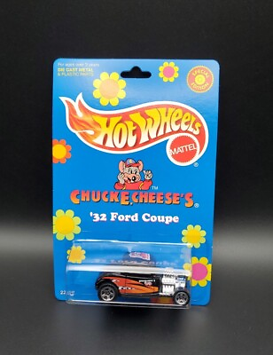 #ad Hot Wheels #x27;32 Ford Coupe Chuck E. Cheese 22952 Special Edition B $9.86