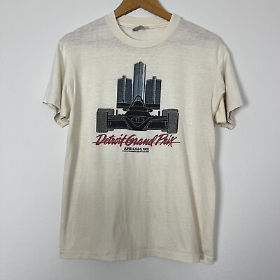 #ad Vintage 1982 Detroit Grand Prix T Shirt $79.99