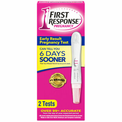 #ad FIRST RESPONSE Early Results Pregnancy Test Kit 2 Tests 03 24 $7.99