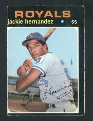 #ad 1971 Topps #144 Jackie Hernandez VG VGEX Royals 92755 $0.99