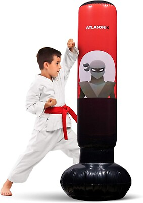 #ad #ad Inflatable Kids Punching Bag Boxing Set for Immediate Bounce Back 60 Inches $22.99