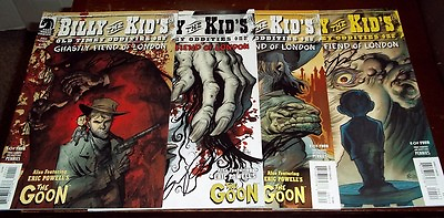 #ad signed BILLY THE KIDS old time oddities GHASTLY FIEND LONDON 1 2 3 4 ERIC POWELL $47.49