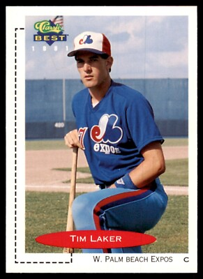 #ad 1991 Classic Best Minor League Tim Laker Baseball Cards #205 $1.85