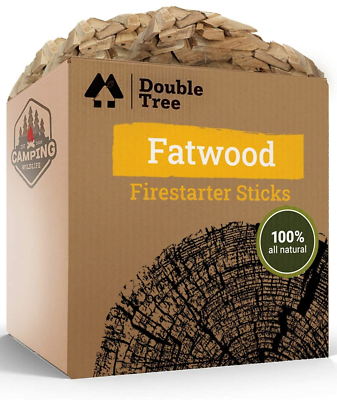#ad Double Tree Fatwood Premium Fire Starter Sticks 28 LBS $87.97