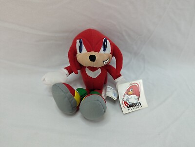 #ad Sonic The Hedgehog KNUCKLES Plush Toy Network 2006 8quot; New Sega $19.99