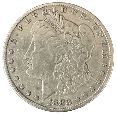 #ad 1883 P Morgan Dollar 90% Silver #2 $42.99
