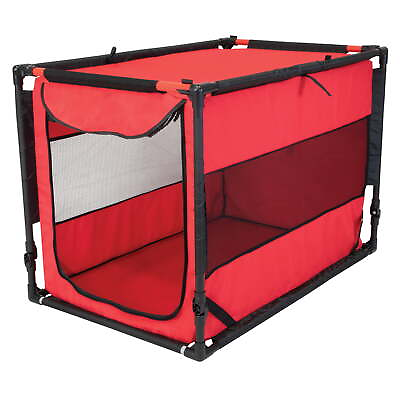 #ad Large Dog Kennel Pet Cat Portable Cage Crate Travel Soft Folding Carrier Car New $37.97
