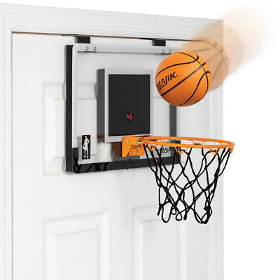#ad Slam Dunk Basketball over the Door Folding Mini Basketball Hoop $43.19