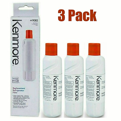 #ad Kenmore 9082 Replacement Refrigerator Water Filter For 469082 9903 NEW IN 3PCS $29.89