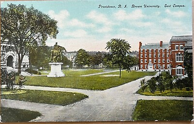 #ad #ad Providence RI Brown University East Campus Rhode Island Vintage Postcard c1910 $11.95