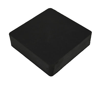 #ad JEWELERS BENCH BLOCK RUBBER 4quot; x 4quot; SQUARE 1quot; THICK BASE FOR STEEL BLOCK DAPPING $9.50