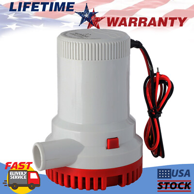 #ad Water Pump 1500 GPH Swimming Pool Marine Electric Pump Rule Float Heavy Duty $31.69