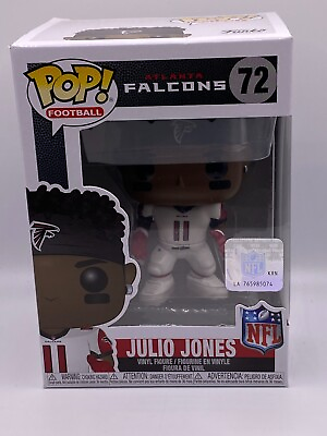 #ad Funko Pop NFL JULIO JONES Atlanta Falcons White Jersey #72 889698317450 $16.00