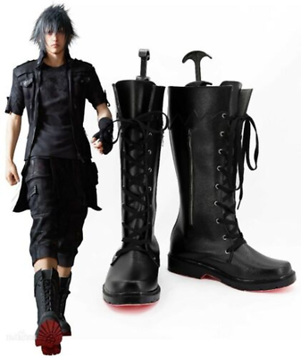 #ad new FINAL FANTASY XV Noctis Lucis Cosplay Boots $41.00