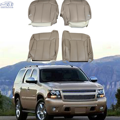 #ad For 03 04 06 Chevy Tahoe Suburban Front Replacement Seat Cover Leftamp;Right Tan $101.38