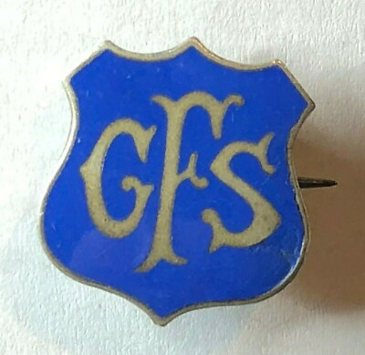 #ad Antique Girls Friendly Society Pin Badge fattorini Birmingham 20 x 19 mm GBP 9.98
