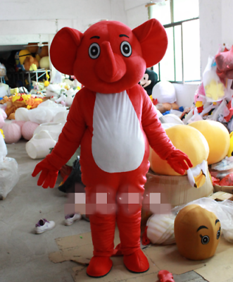 #ad Elephant Mascot Costume Cosplay Party Fancy Dress Brothers Suits Adult Costume $179.99
