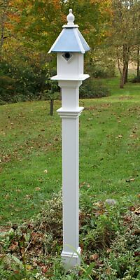 #ad New England Decorative Mounting Post for birdhouses and birdfeeders white 5 feet $199.99