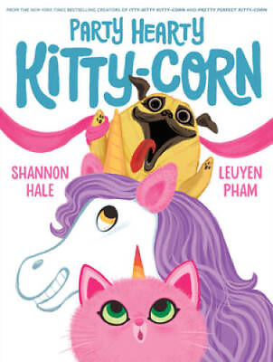 #ad Party Hearty Kitty Corn Hardcover By Hale Shannon GOOD $7.38