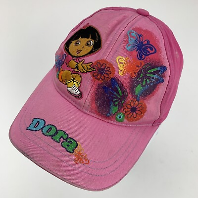 #ad Dora The Explorer Kids Girls Ball Cap Hat Adjustable Baseball $11.98