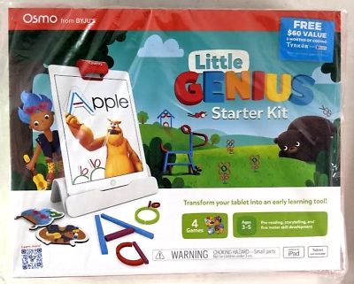 #ad *NEW* Osmo New Little Genius Starter Kit for iPad Ages 3 5 $27.99