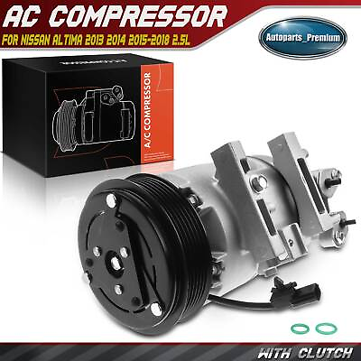 #ad A C Compressor w Clutch for Nissan Altima 2013 2014 2015 2018 2.5L 926003TA3A $120.99