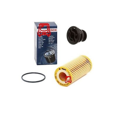 #ad TO FIT VW GOLF 2.0 GTI 2012gt; BOSCH OIL FILTER AND NEW SUMP PLUG FOR SERVICE GBP 23.95