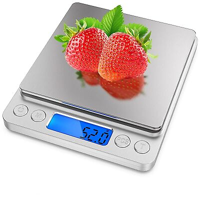 #ad Digital Scale 3000g x 0.1g Jewelry Gold Silver Coin Gram Pocket Size Herb Grain $7.59