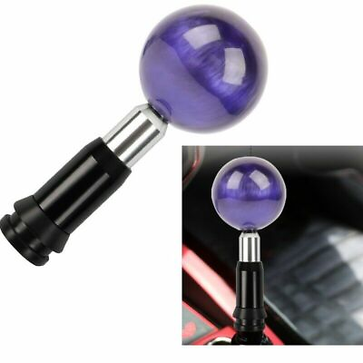 #ad Universal JDM Pearl Purple Round Ball Shift Knob Automatic Car Gear Shifter $18.00