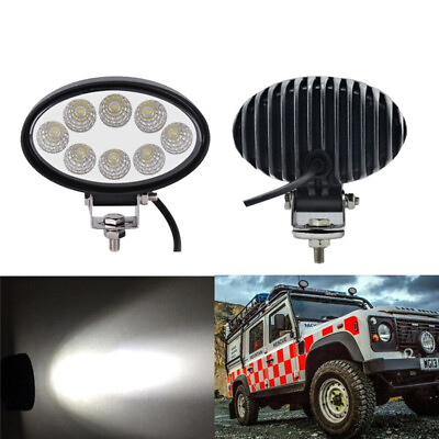 #ad 2x 24W Spot LED Slim Flood Light Bar Fog Work Lamp Driving Offroad SUV ATV Truck C $128.00