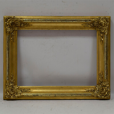#ad Ca. 1880 1900 Old wooden frame original condition Internal: 17.1x125 in $290.00