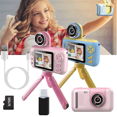 #ad Kids Digital Camera Video Camcorder W Tripod 32G Card Xmas Toy Gifts Boys Girls $33.26