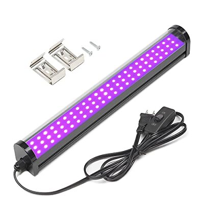 #ad UV Black Light Bar 25W Upgraded LED Blacklight Tubeï¼Œ395 405Nm Light up 15X15Ft $21.53