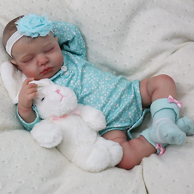 #ad WOOROY Realistic Reborn Baby Dolls 20 Inch Lifelike Newborn Baby Doll Girl Rea $46.43